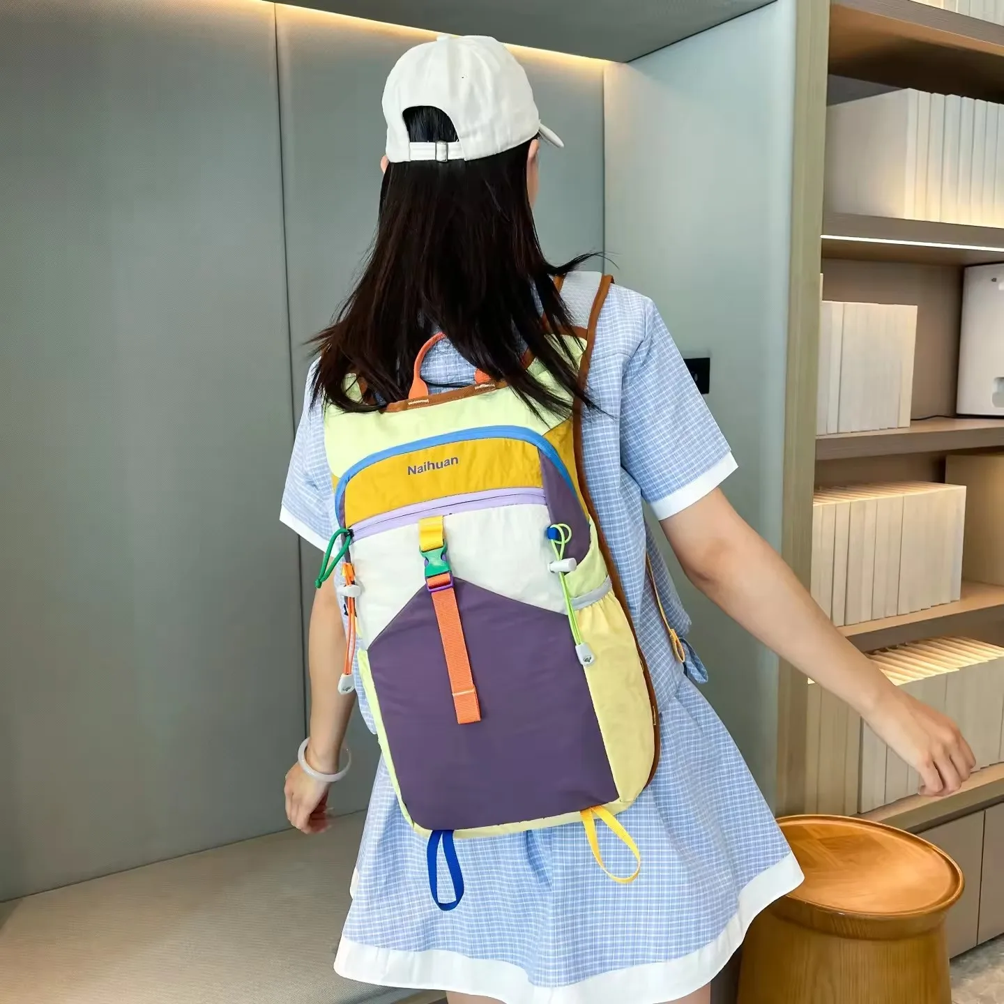 Stylish Multi-Color Design, 18 Liters Ultra Light Camping Backpack, Men and Women Hiking, Cycling, Climbing and Fishing