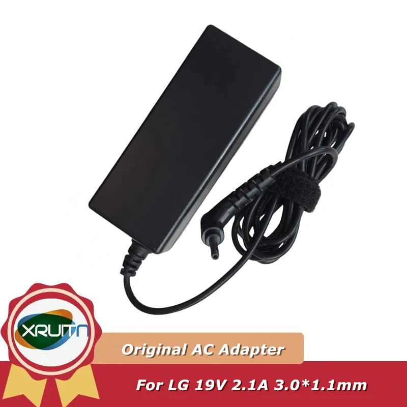 

Original For LG Switching Adapter 19V 2.1A ADS-40SG-19-2 19040G 3.0mm*1.0mm Power supply Charger Cord EAY63128601 GRAM 15Z980-A