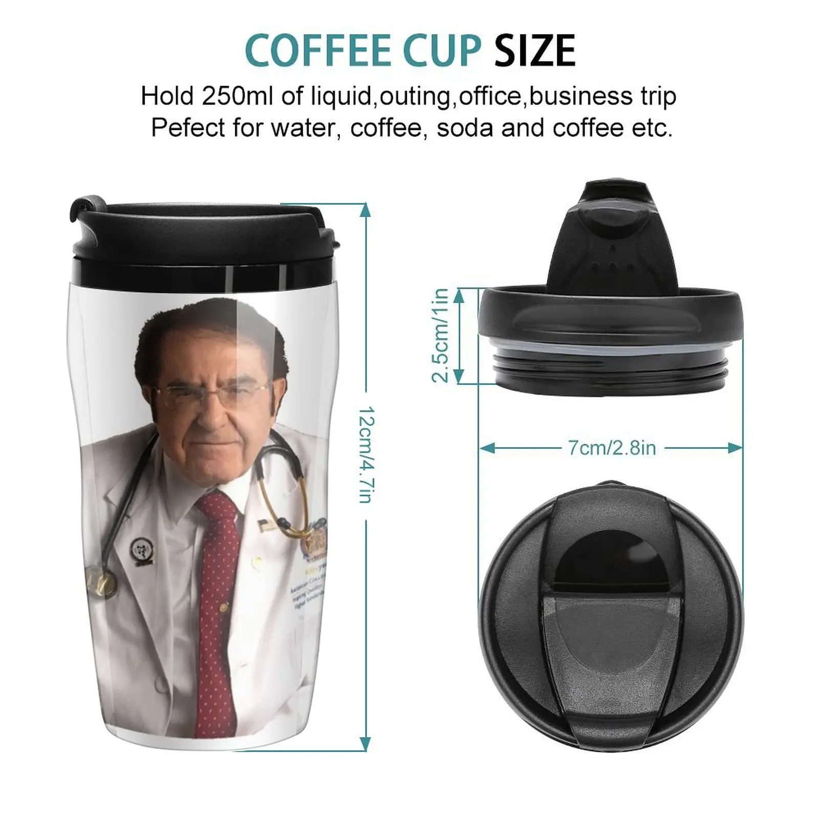 New Dr Nowzaradan, A Legend Travel Coffee Mug Coffee Cup Set Luxury Cup