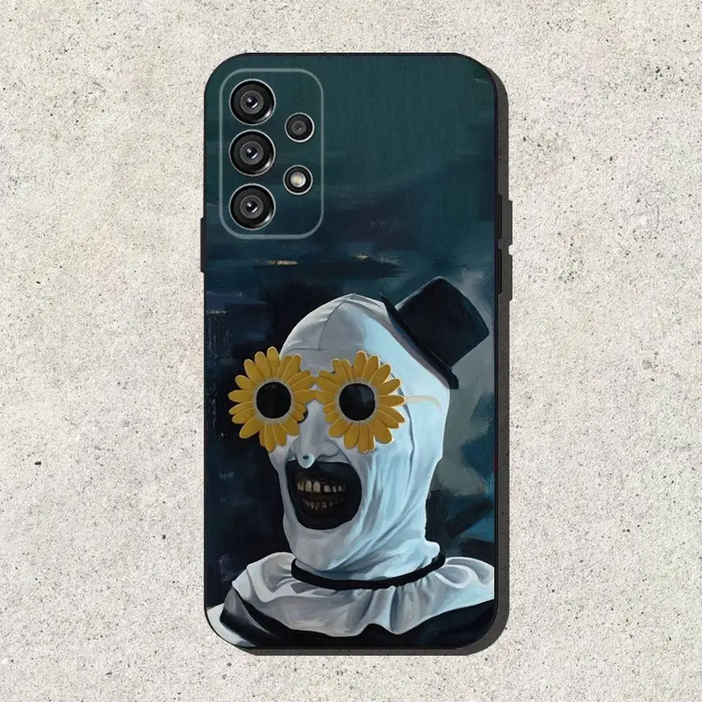 Art the C-Clown Phone Case For Samsung S25,S24,S21,S22,S23,S30,Ultra,S20,Plus,Fe,Lite,Note,10,9,5G Black Cover