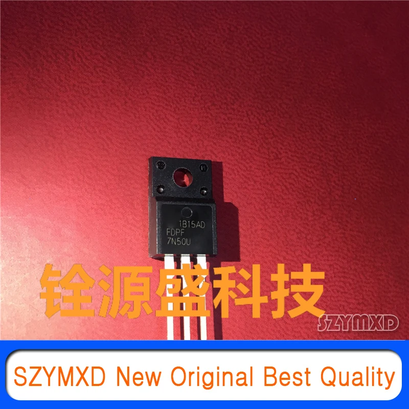 5Pcs/Lot New Original FDPF7N50U F7N50U  5A 500V MOSFET
