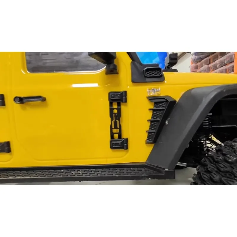 

For CK5811 1/7 Scale Model RC Crawler Pair of Door Sill Steps Metal Material Upgrade Modification Parts Damage-Free Installation