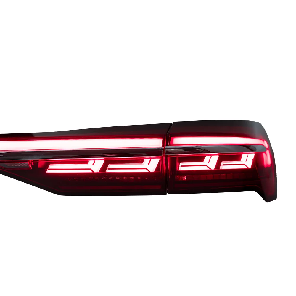Car Lights For Audi Led Tail Lamp 2019-2022 A6l C8 Design Dynamic Signal Tail Light Rear Stop Brake Reverse Accessories