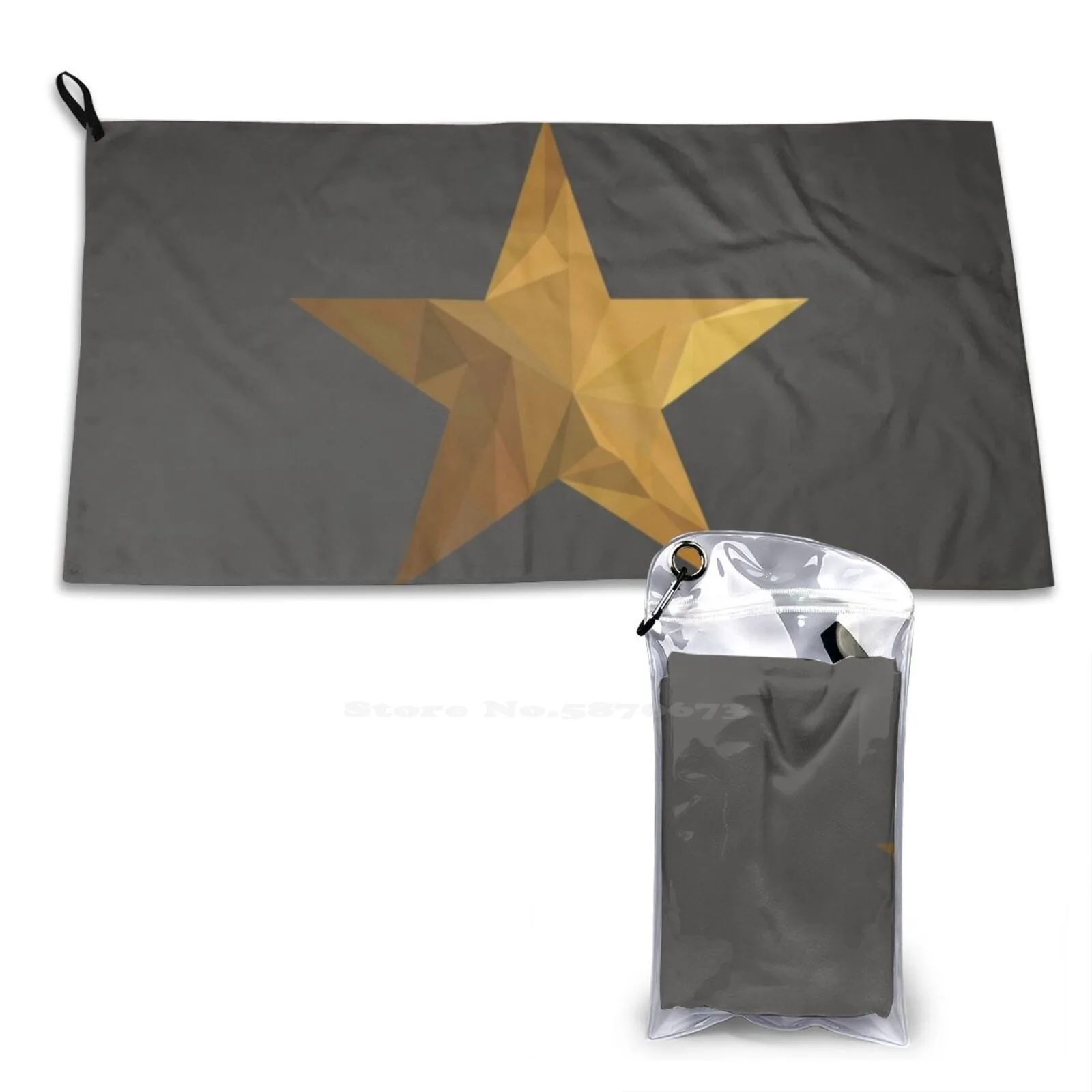 - Full Star Soft Towel Quick Dry Beach Towel Jefferson Gold Colors Full Star Aaron Burr Alexander Lin Manuel Miranda Polygon