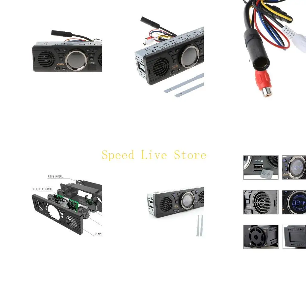 

547C Салон автомобиля Музыкальное оборудование Bluetooth-совместимый плеер Hands-Free CallReceiver