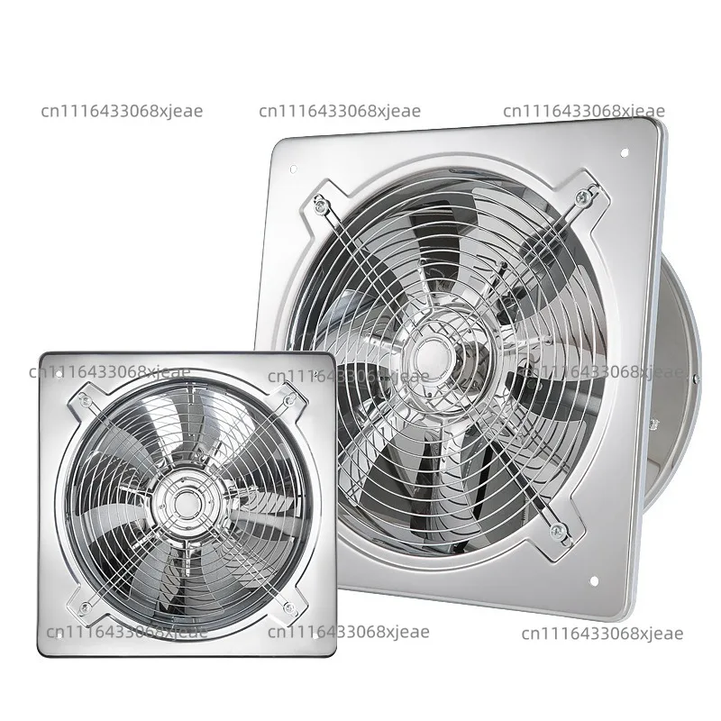 All-Metal Powerful Vent Fan High Power Wall Window Mount Exhaust Fan For Kitchen Home Cooking Fume Extraction
