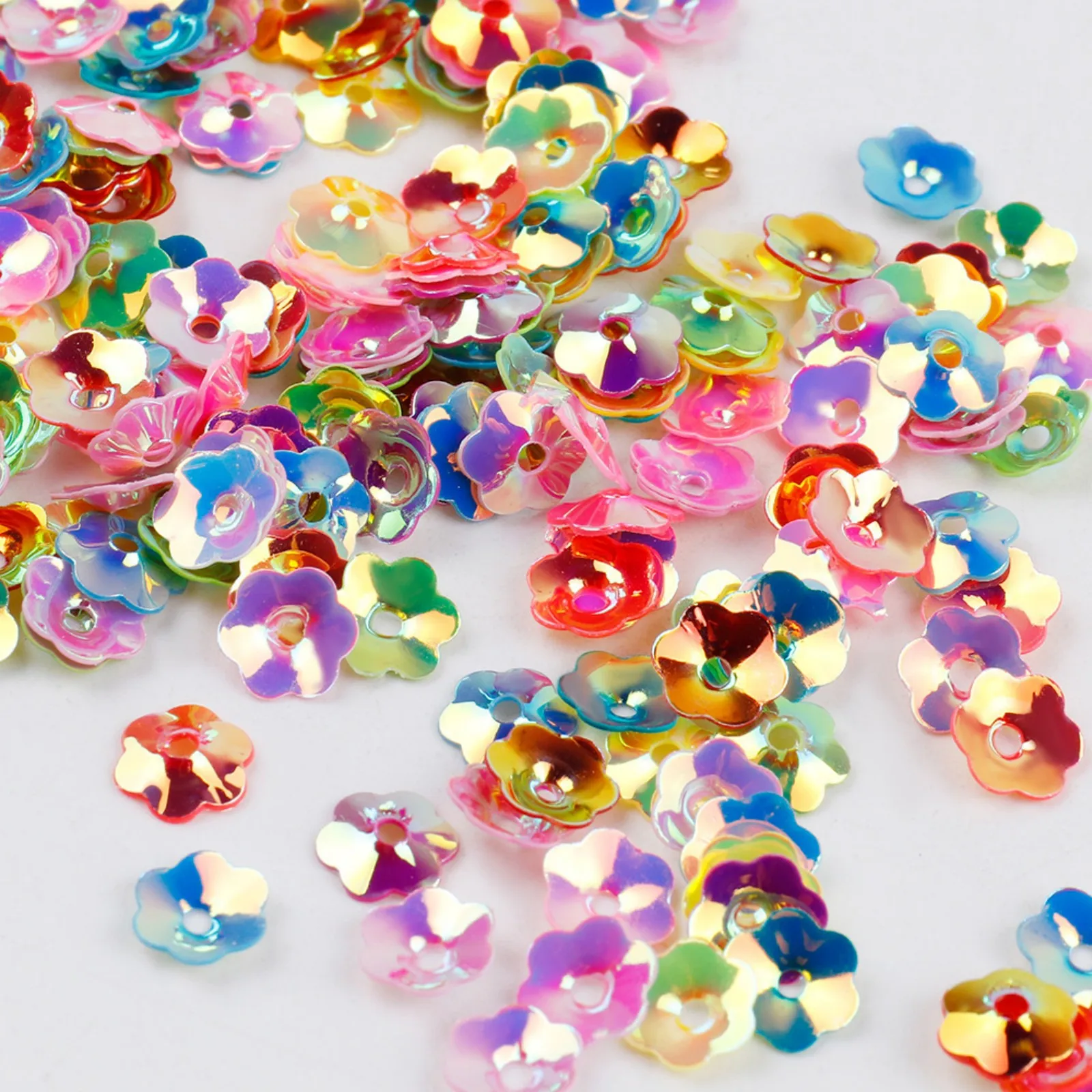 

50 Gram Shimmer 6mm 8mm 10mm CUP Round Loose Sequins Paillettes sewing Wedding Craft DIY