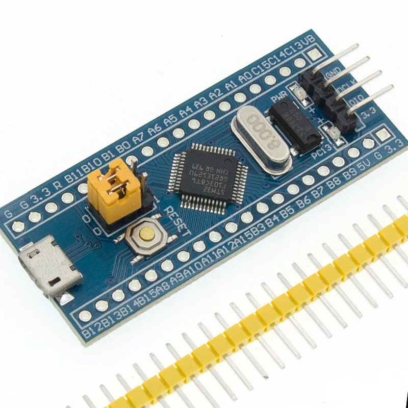 ST-Link STM32F103C8T6 STM32F103C6T6 ST-Link V2 Mini STM8 STM32 Simulator Download Programmer Programming With Cover DuPont Cable