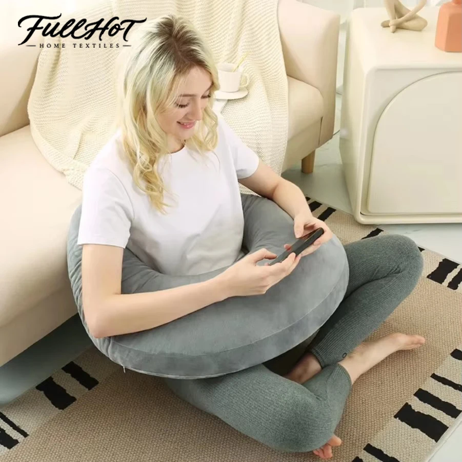FULLHOT Adult Reading Gaming Crocheting Pillow, Portable Arm Support, Soft Skin-Friendly Desk Cushion for TV Watching & Travel