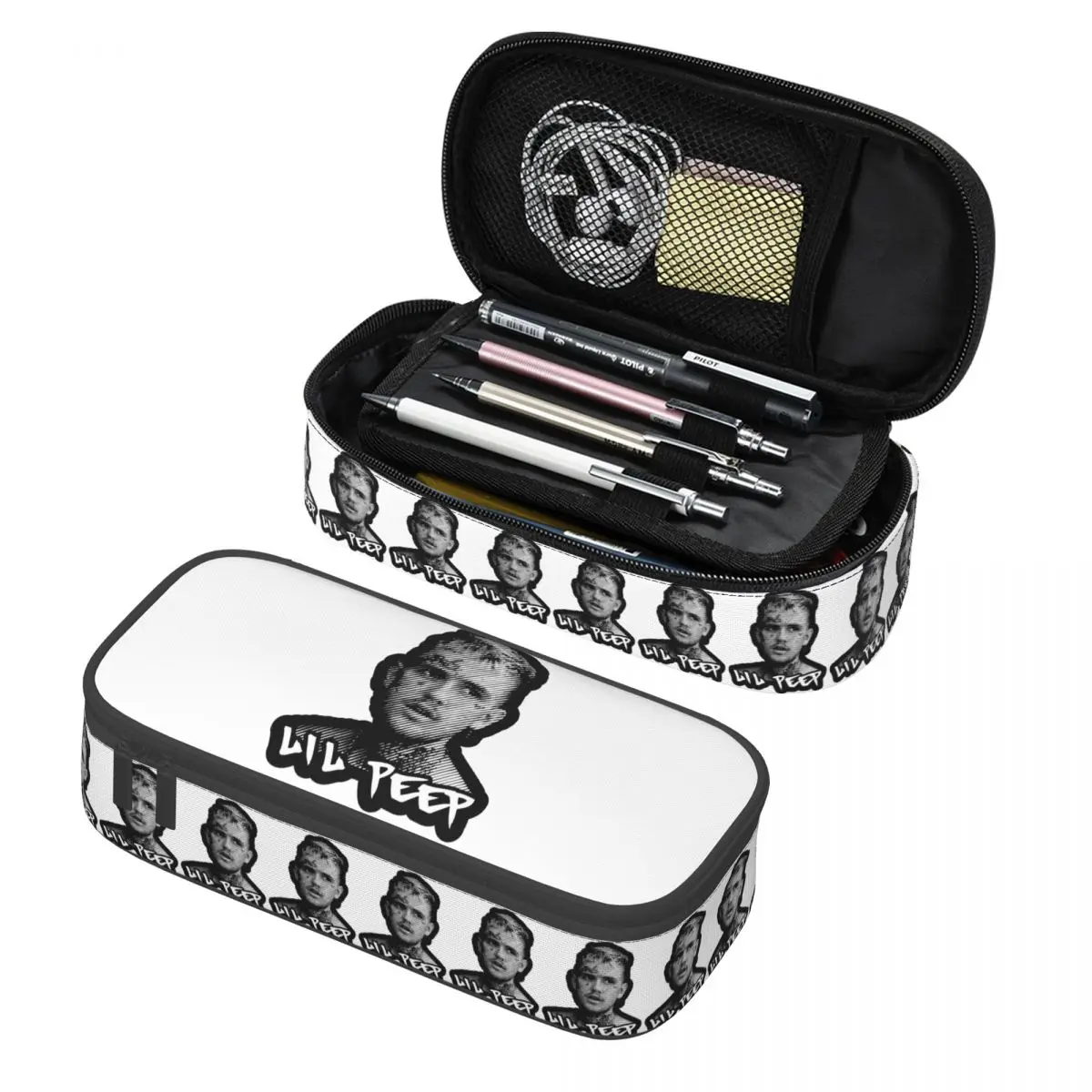 شعار ليل زقزقة مقلمة حامل قلم تخزين القرطاسية لوازم تخزين كبيرة صندوق القلم حقيبة أقلام رصاص للأطفال