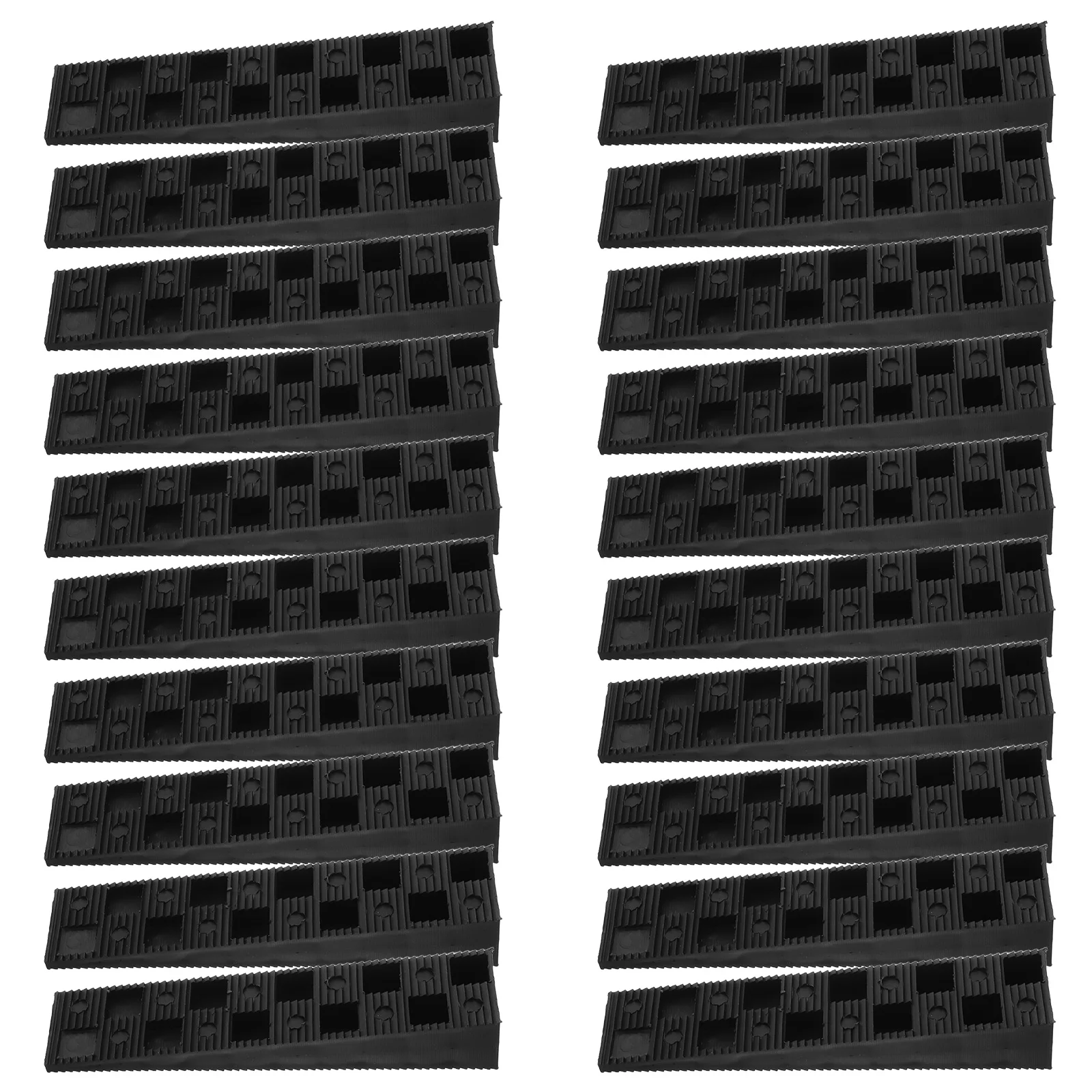 

20pcs Adjustable Cushion Pads Durable Plastic Leveling Shims For Door Window Installation Multi-Functional Wedges Stackable