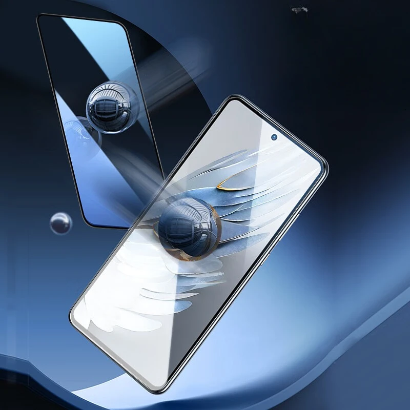 For ZTE Nubia Z50S Pro 9H Tempered Glass Protective Screen Protector For Nubia Z50 S Pro Black Edge Full Cover Protective Film