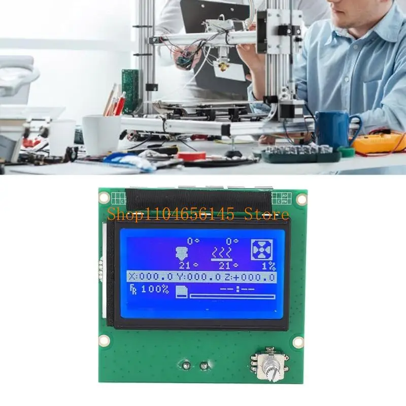 

5asd LCD Control Panel For 3D Printer 12864 Display Screen Controller Display