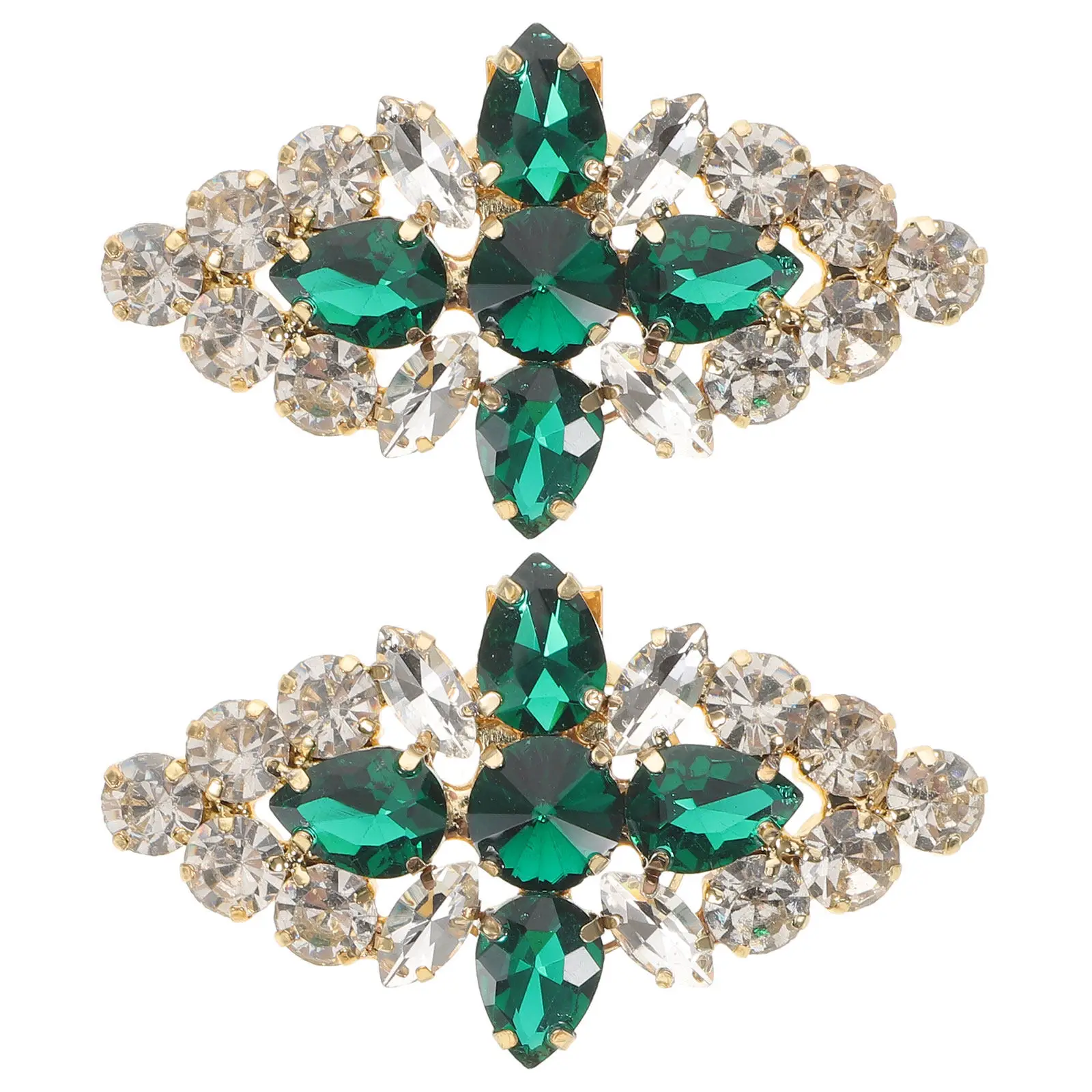 

2 шт. стразовые клипсы для обуви, блестящие цветочные украшения для женских туфель, нарядных туфель на высоком каблуке, съемные пряжки для свадебной вечеринки