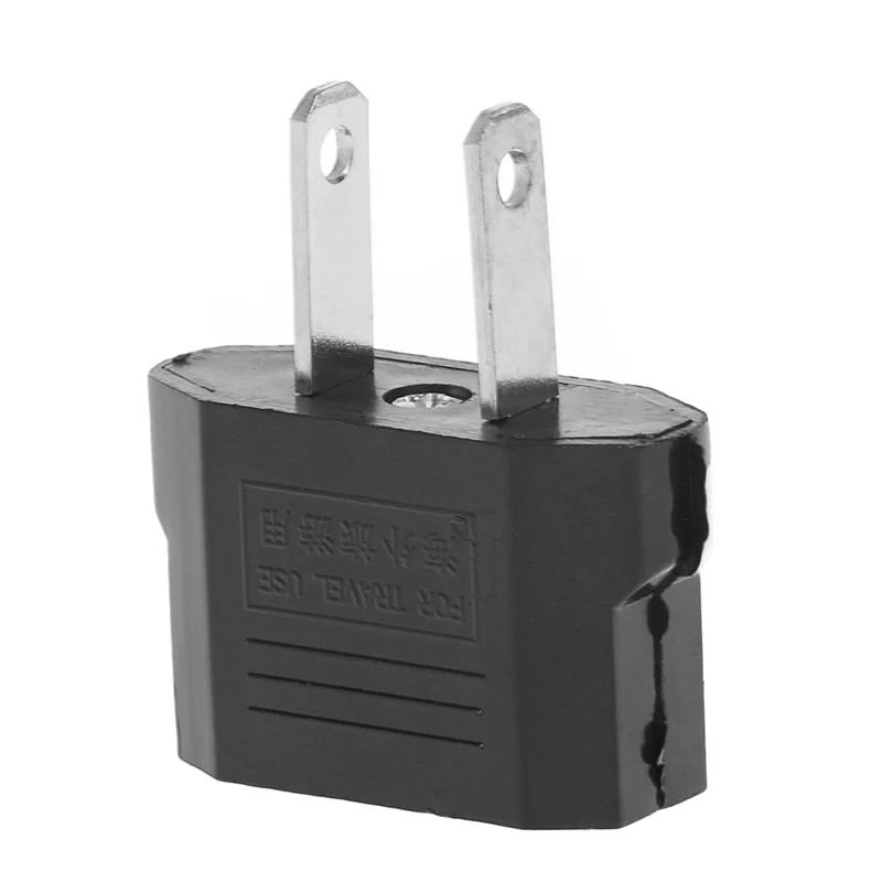 US EU Europe To US Power Converter Travel Adapter Wall Plug Home