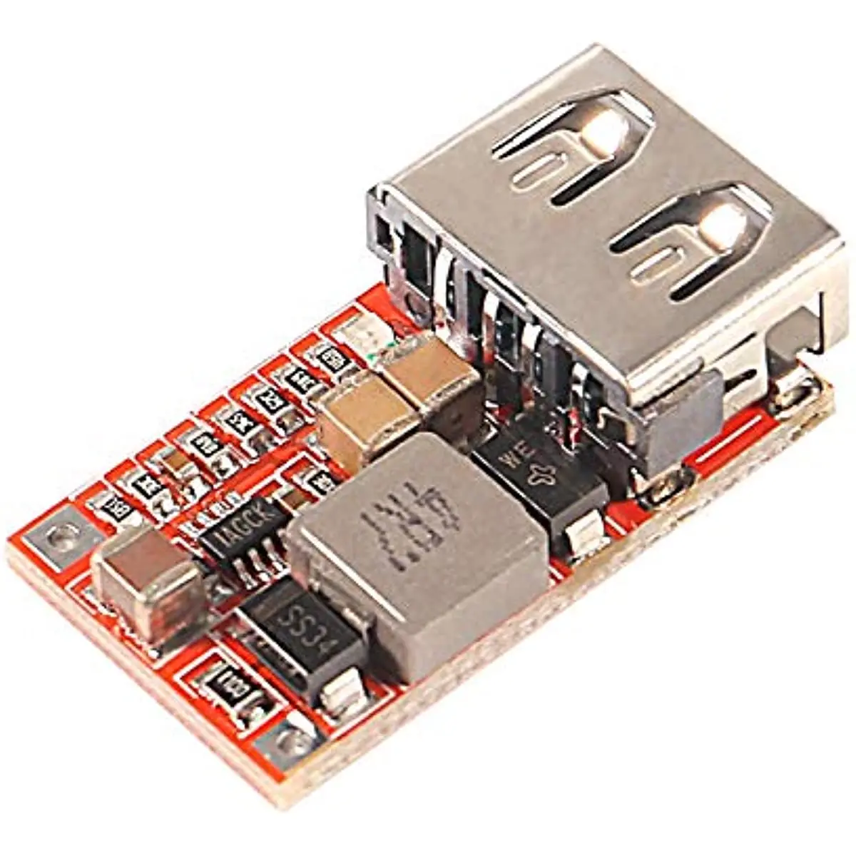 

DC-DC Buck Step Down Converter Module 6-24V 12V/24V to 5V 3A Power Car USB Charger Supply Voltage Regulator Module