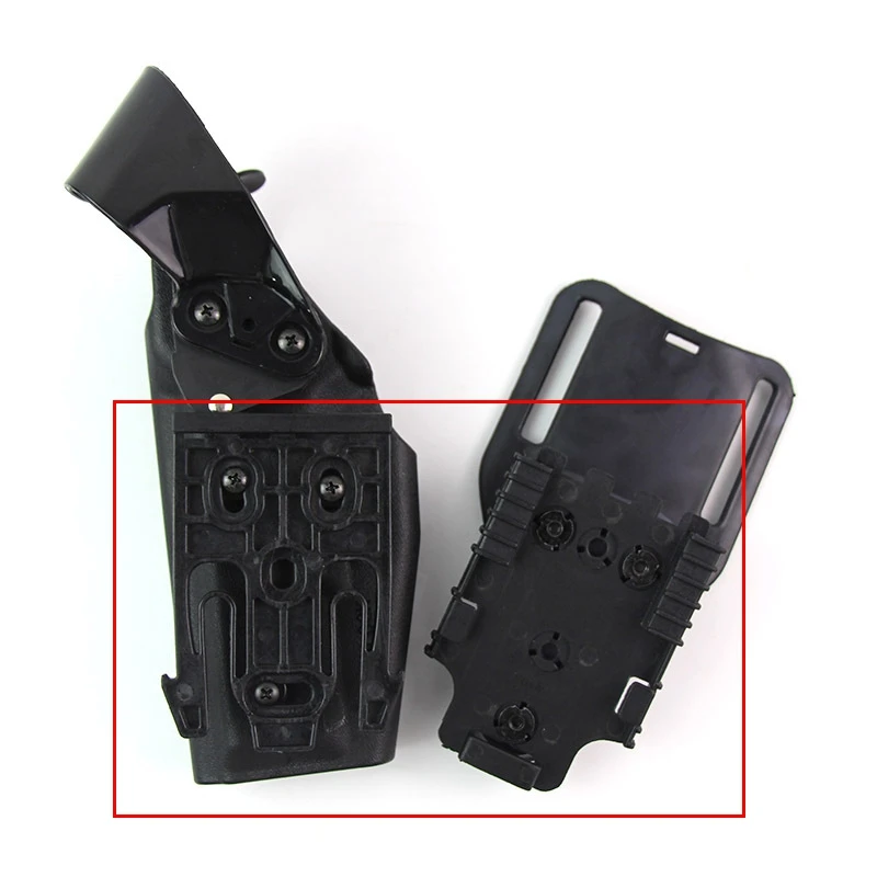 5 conjuntos de kit de sistema de travamento rápido adaptador de coldre tático de liberação rápida sistema de desmontagem rápida