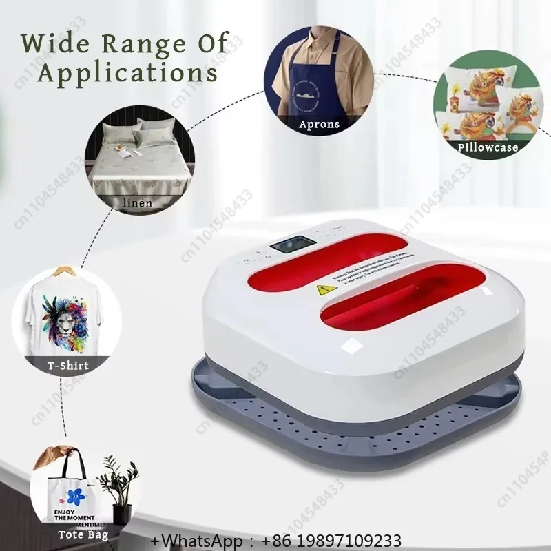 

Hot Selling Portable Heat Press Machine 23*23CMElectric 9 Inch Heat Press Machine