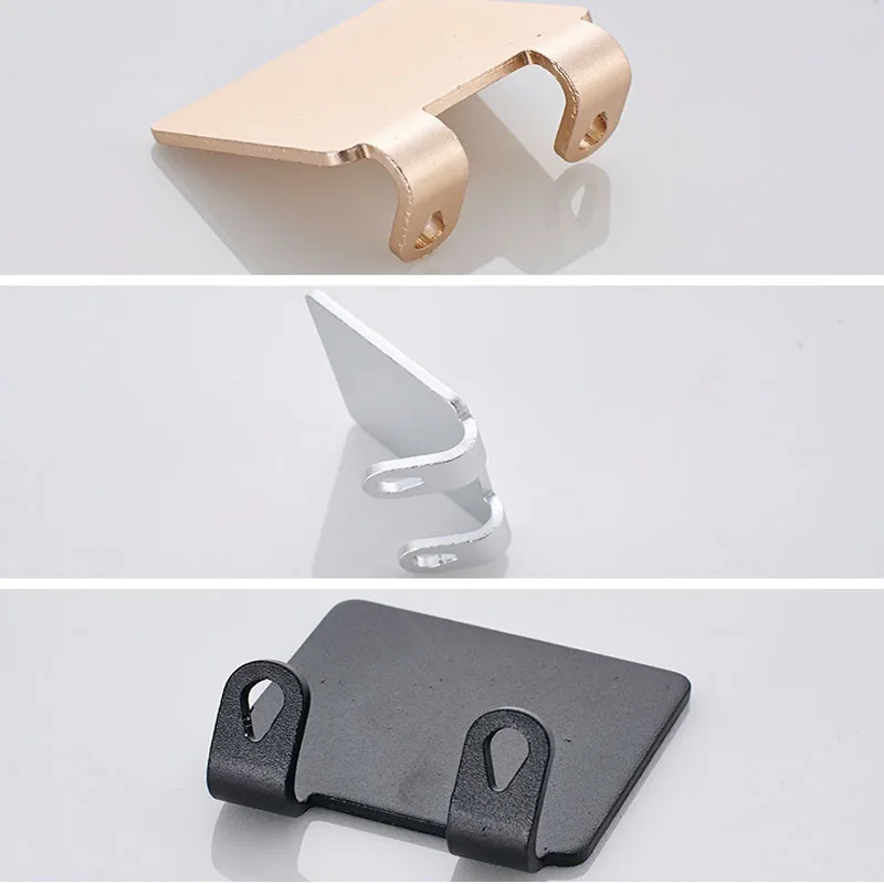 Non punching multi color shaver holder storage hook, space aluminum multi-purpose, non storage bathroom accessories