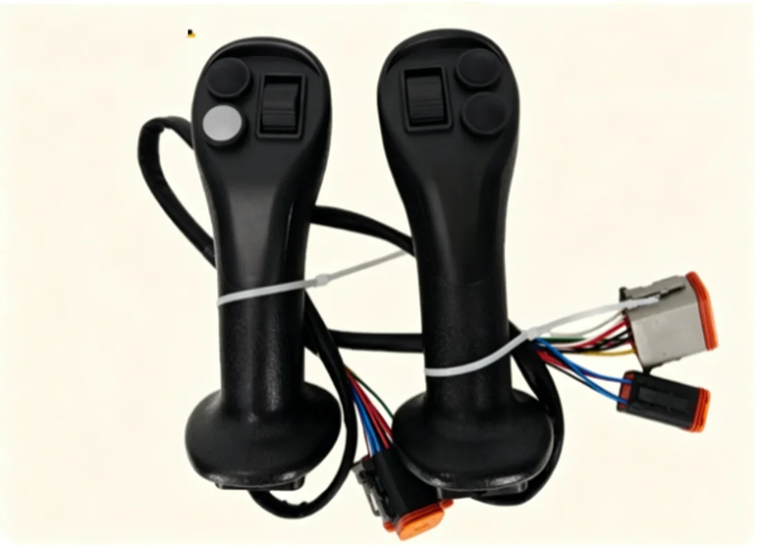 Caterpillar Excavator Joystick Handle Rubber Grip For CAT 320GC GX 323 326 330 336 350 374 395 Pilot Control Spare Parts