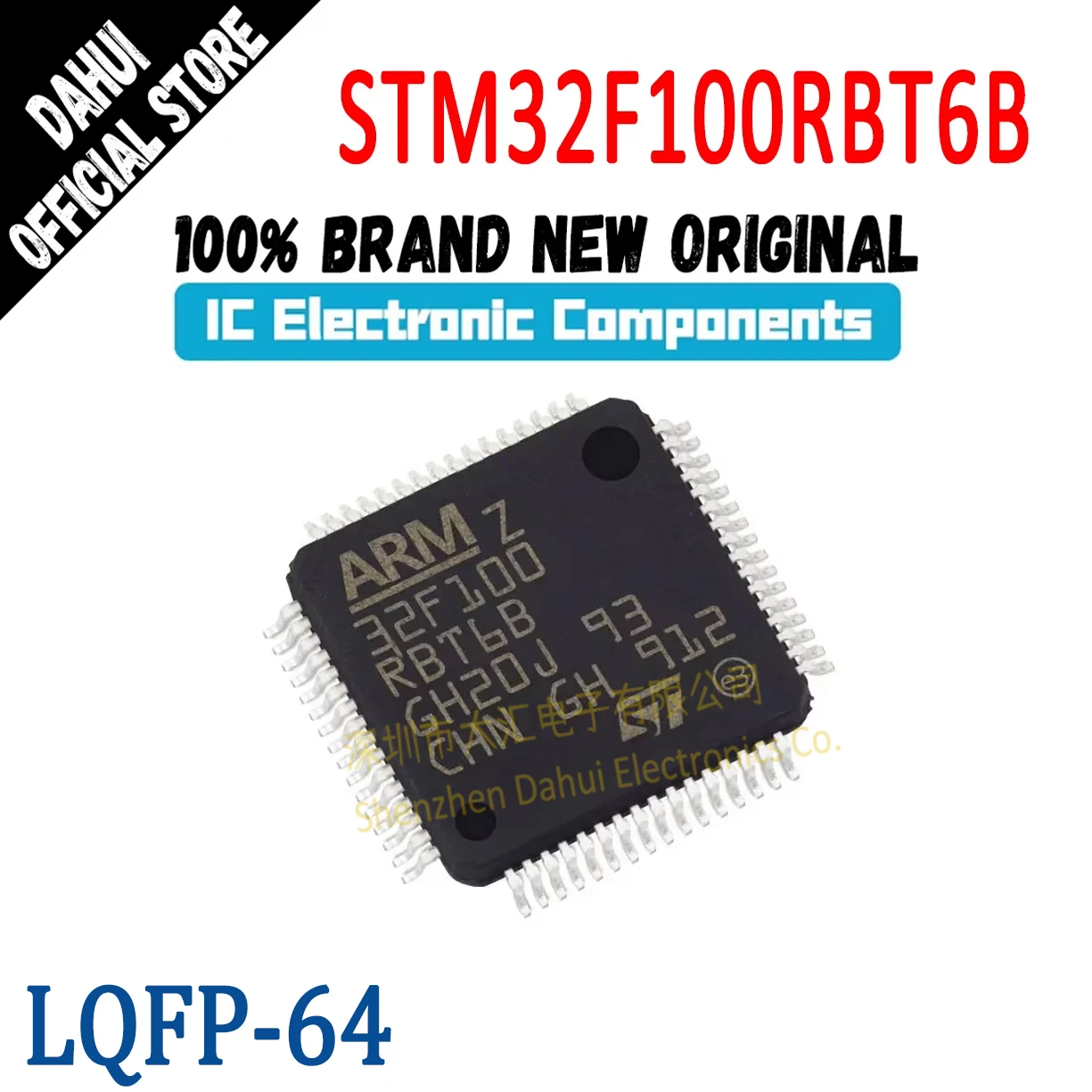 STM32F100RBT6B 32F100RBT6B STM32F100RBT6 STM32F100RB STM32F100 STM32F STM32 STM IC MCU Chip LQFP-64