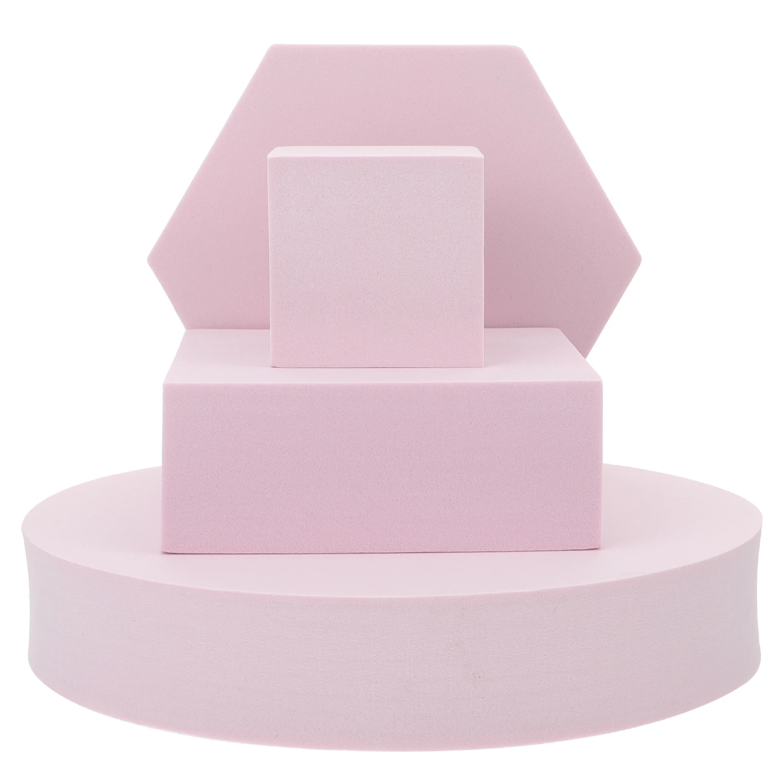 Geometric Foam Cubes Photography Props Lightweight Durable Waterproof Easy to Carry for Lipstick Jewelry Cosmetics Food