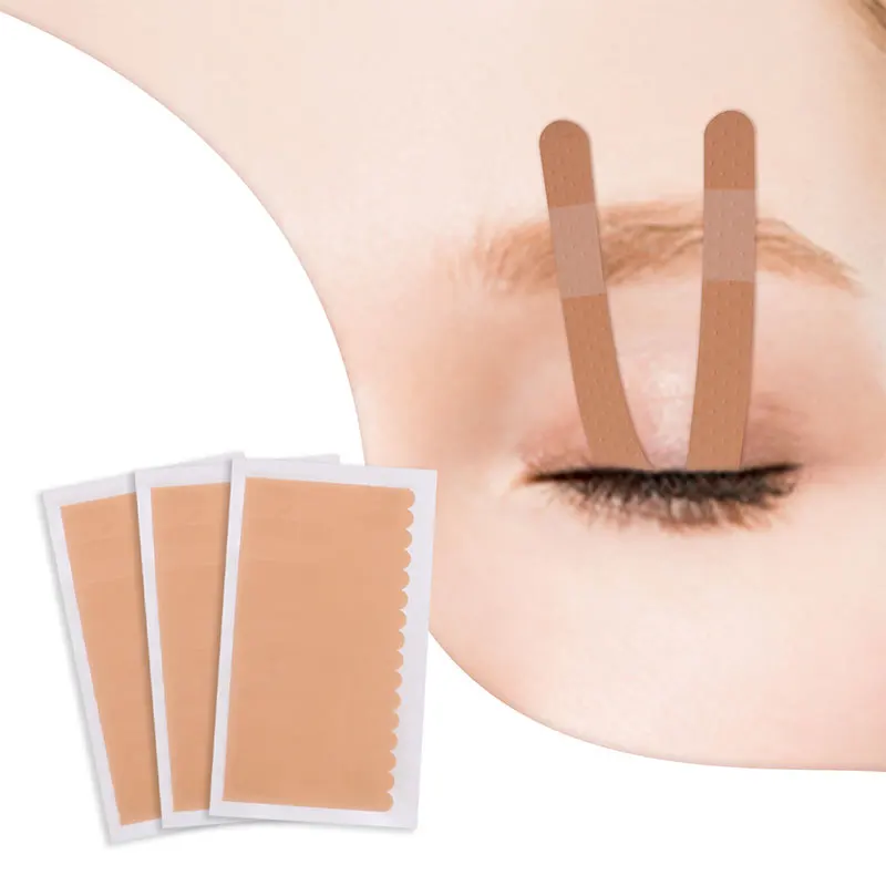 10 blätter Gepfropfte Falsche Wimpern Lifting Augenlid Band Vlies Augenbraue Schutz Band Wimpern Verlängerung Unter Patch Make-Up-Tools