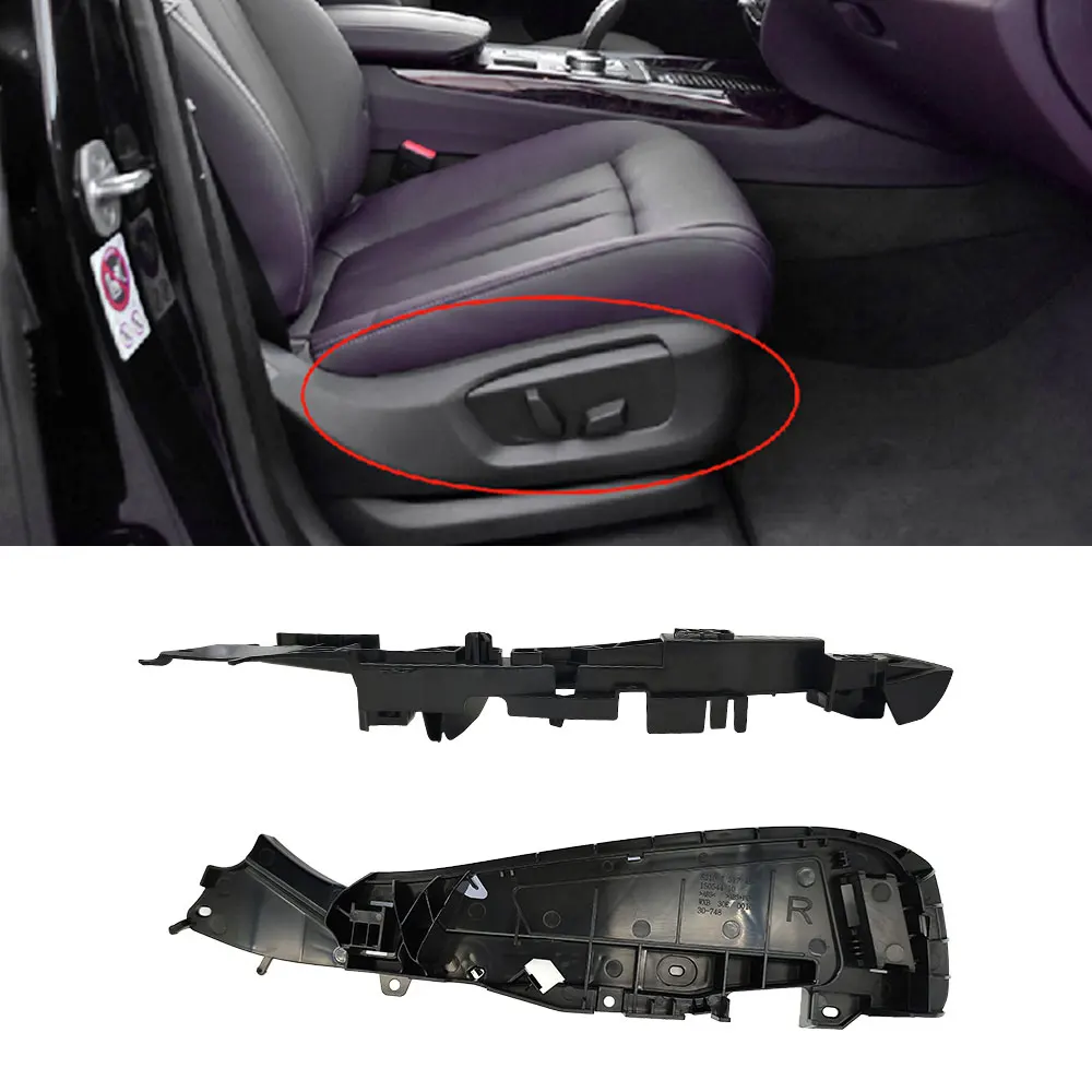 For BMW G30 G32 G12 F15 F16 Car Front Left Right Seat Side Support Frame Panel Bracket Cover For 5 6 7 Series X5 X6 520 530 630