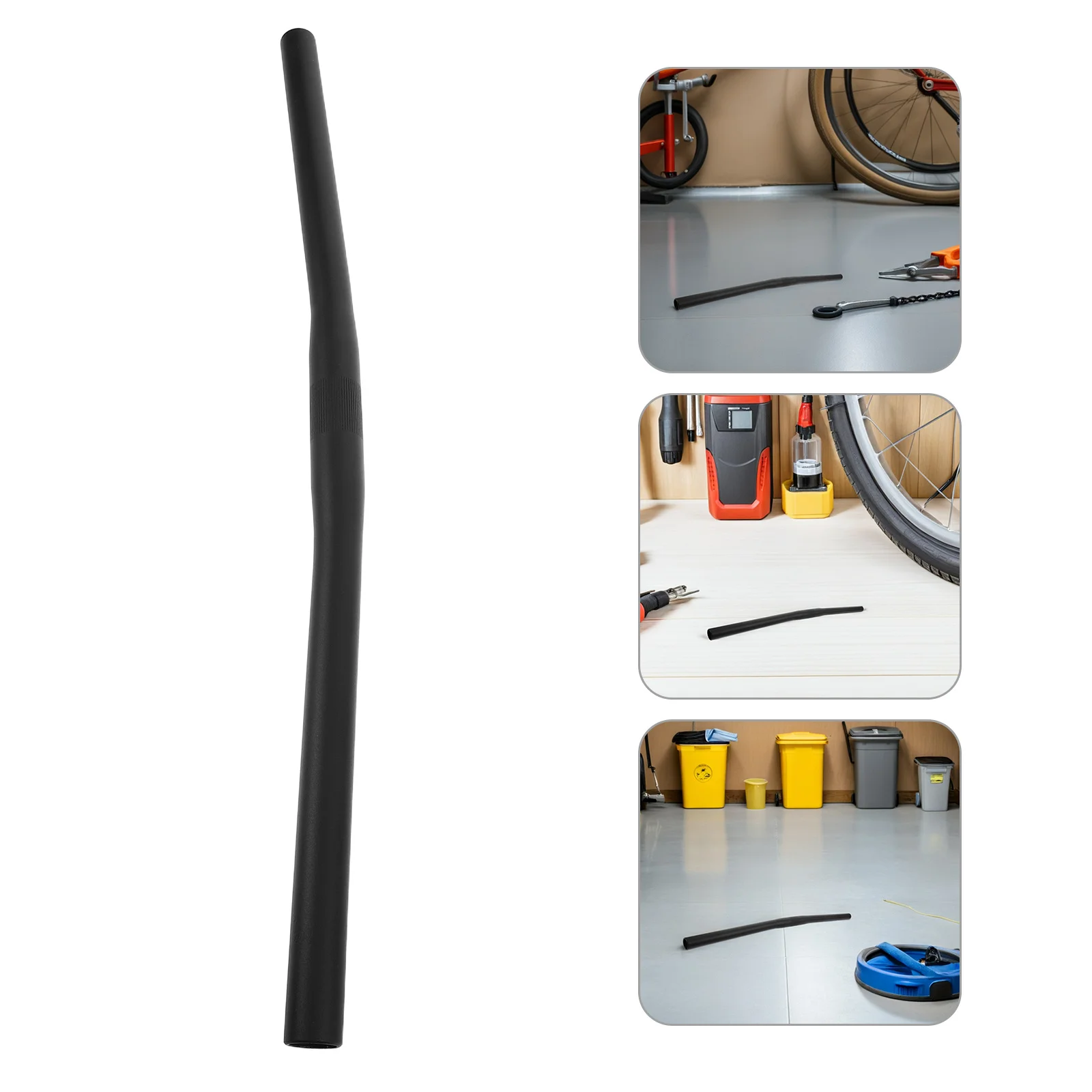 

Aluminum Alloy Straight Handlebar 560mm Durable Mountain Bike Part Aerodynamic Surface Finish Adaptability