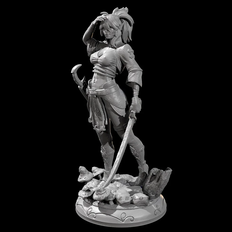 

The height of man 38mm 50mm 75mm Resin model kits figure beauty colorless and self-assembled 3D Printing TD-6842/3D