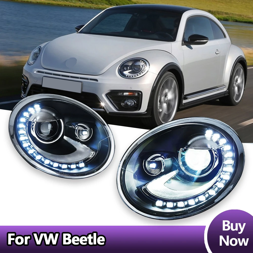 

Автомобильные фары для VW Beetle 2013-2018 светодиодные автомобильные лампы дневные ходовые огни динамические автомобильные аксессуары Plug and Play