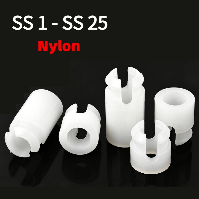 Nylon PCB Support Single-Ended Inserting Cylindrical Type Circuit Board Isolation Column Spacer SS Type