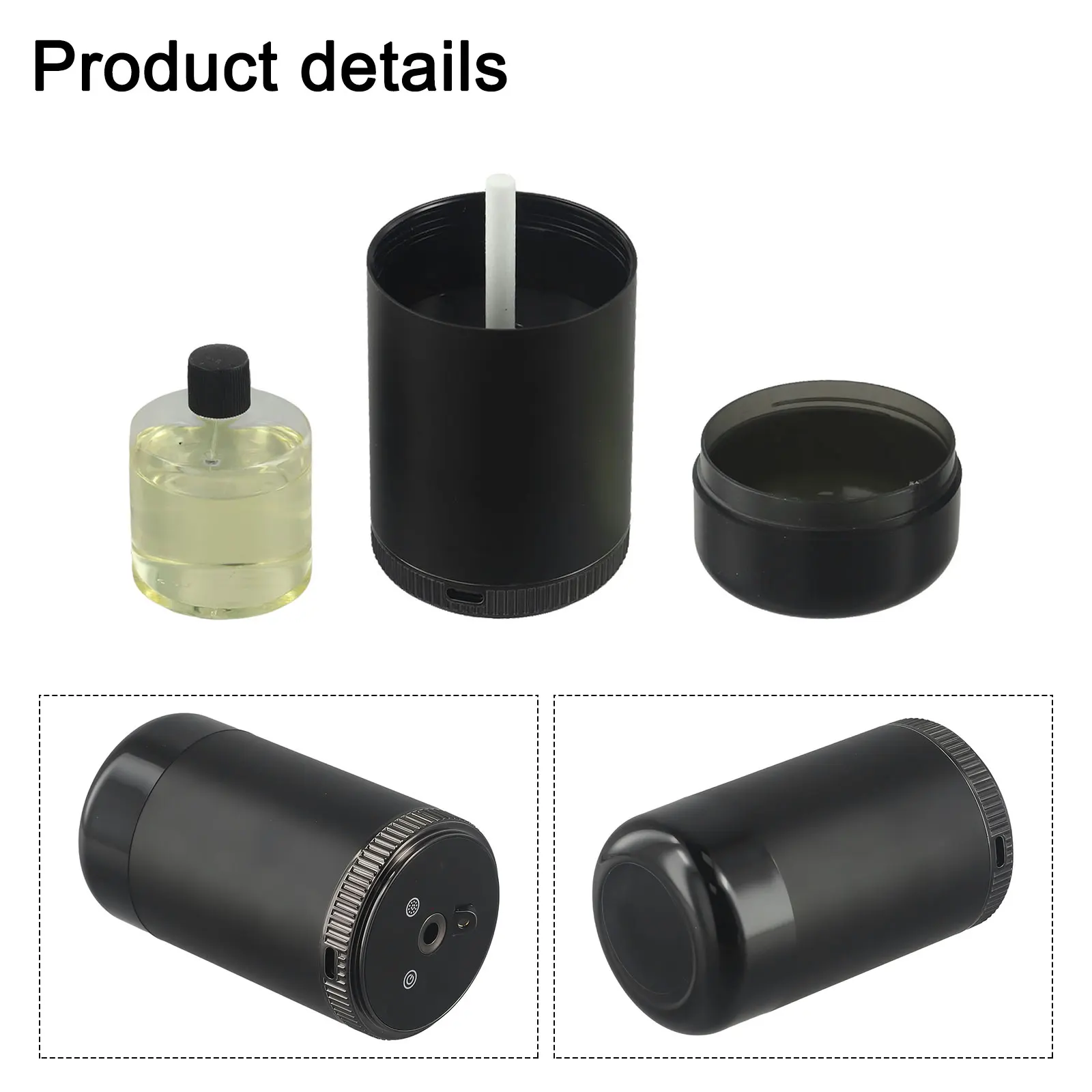 Portable Car Diffuser Adjustable Aroma Diffuser Pick-Up Light Feature Starry Top Design Built-in Rechargeable Battery