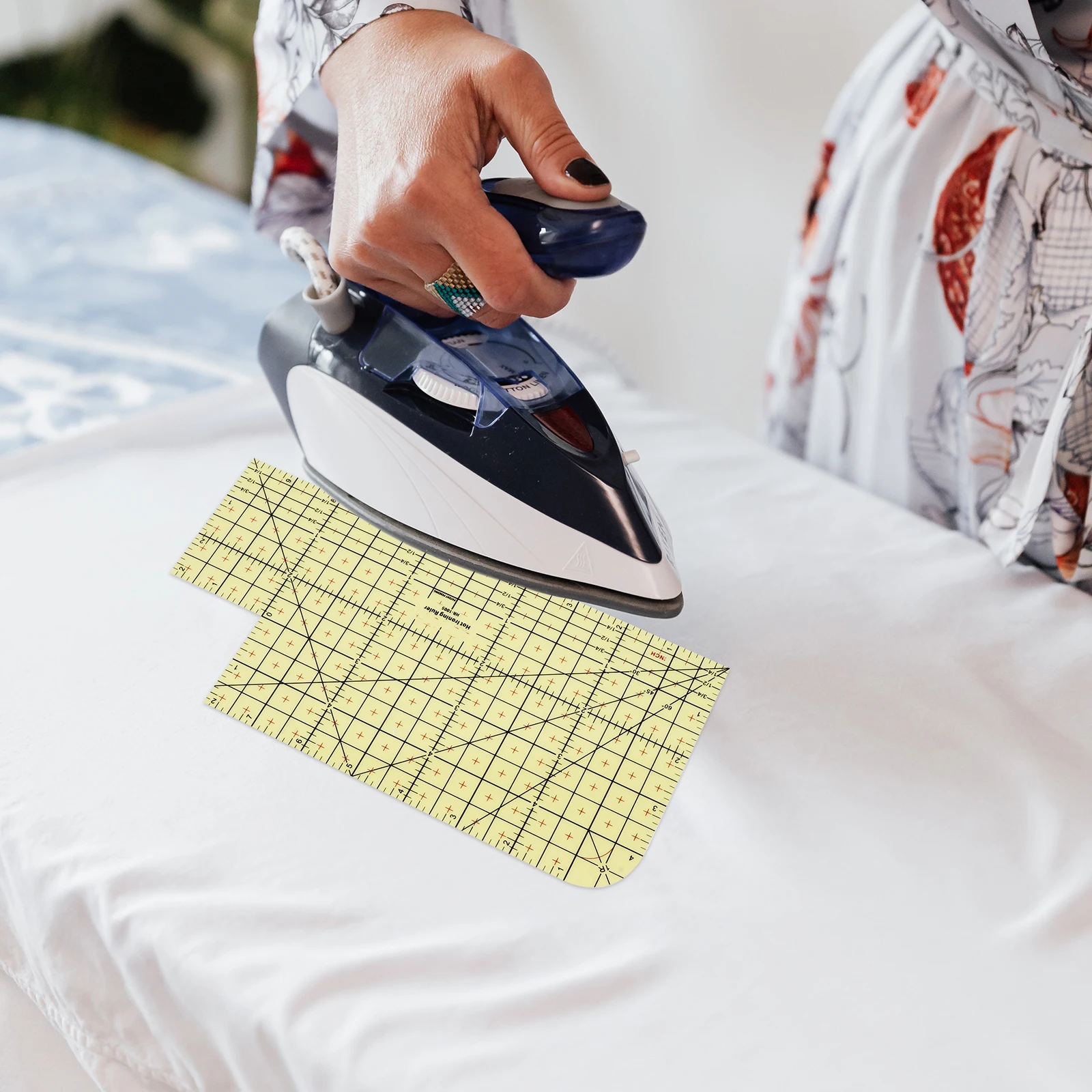 

Heat Resistant Ruler Sewing Plastic Curved Dressmaking Tailoring Patchwork Quilting Measure Mark Fold Press Hems Easy High