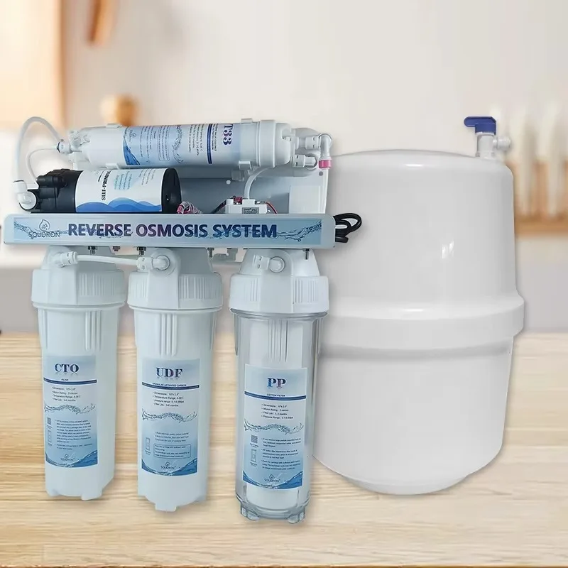 Kitchen Sink Water Filter System Water Purifier 5 Stages Reverse Osmosis System Water Filters for Home Drinking