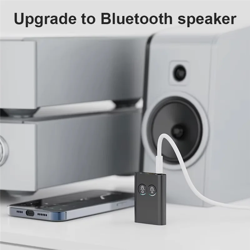 A17Z بلوتوث 5.2 جهاز ريسيفر استقبال وإرسال للسيارة كوالكوم APTX-تكيف HD الكمون المنخفض محول الصوت اللاسلكي مع 3.5 مللي متر Aux #6