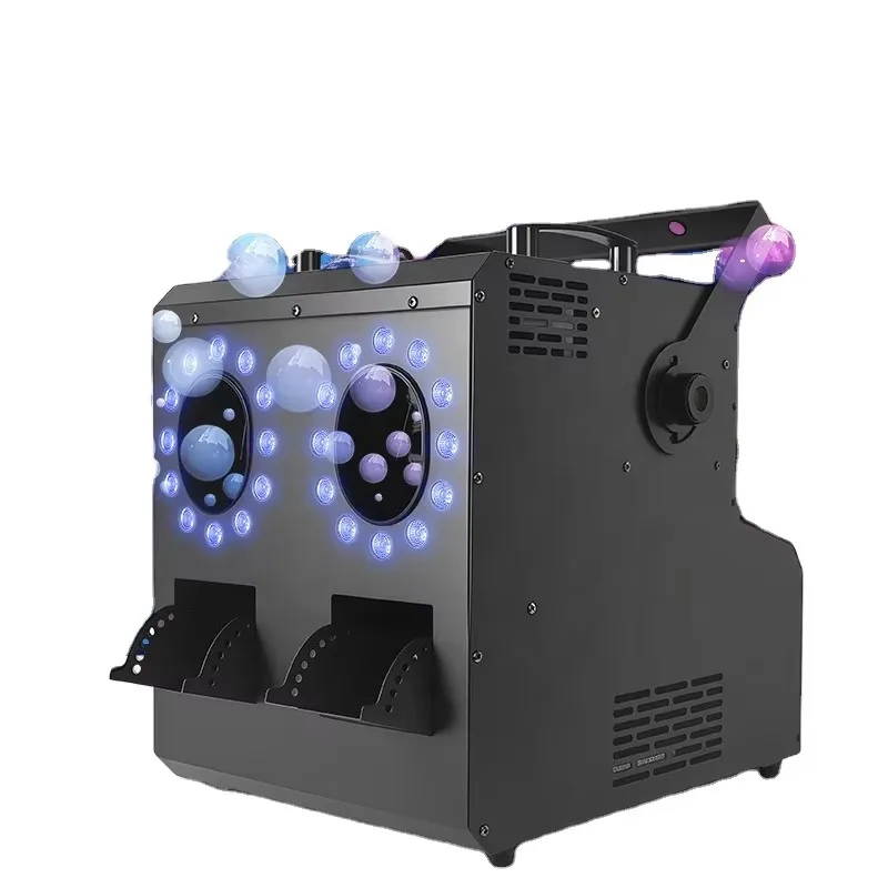 Stage Dmx Remote Control Smoke 1500w Led Bubble Fog Machine for Party and Wedding