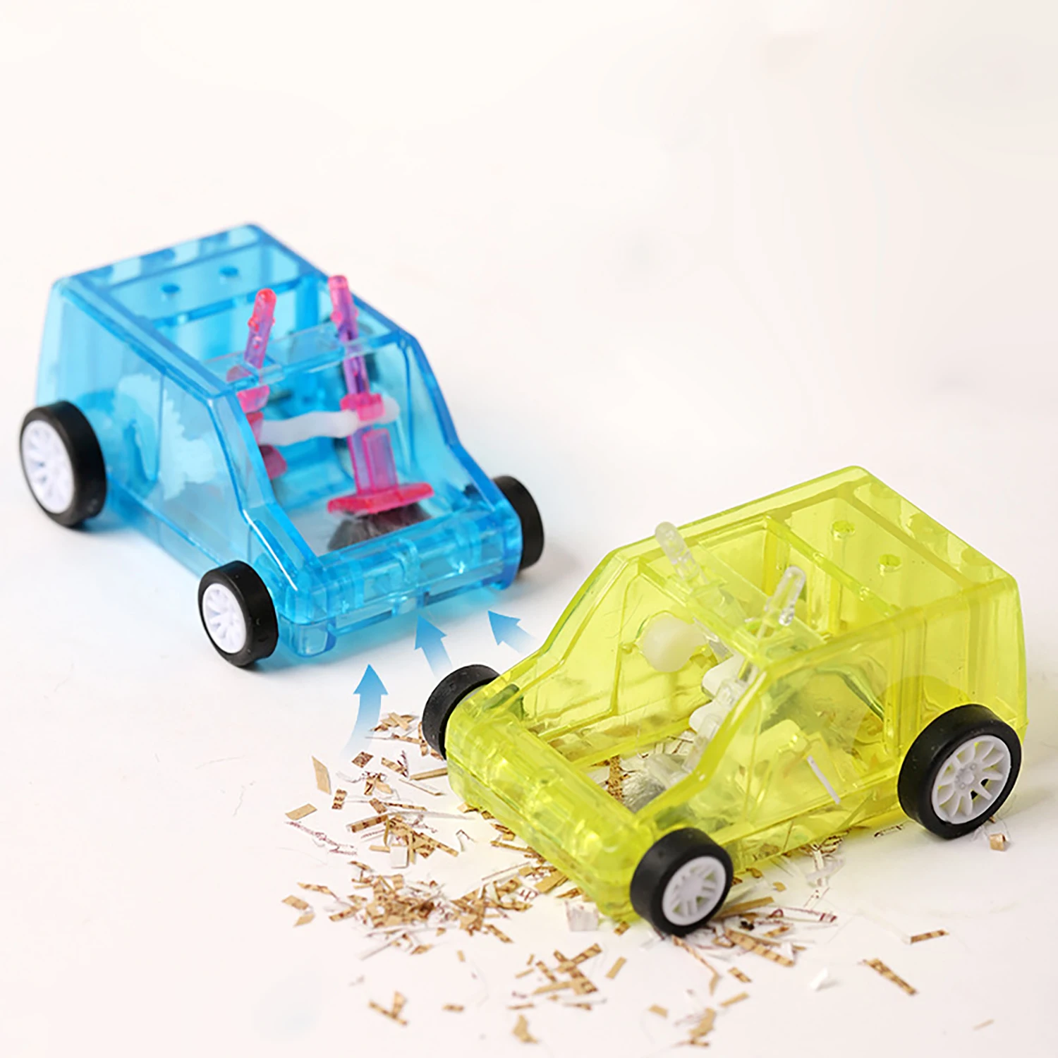 

Mini desktop cleaning car creative hand push sliding stress relief toy