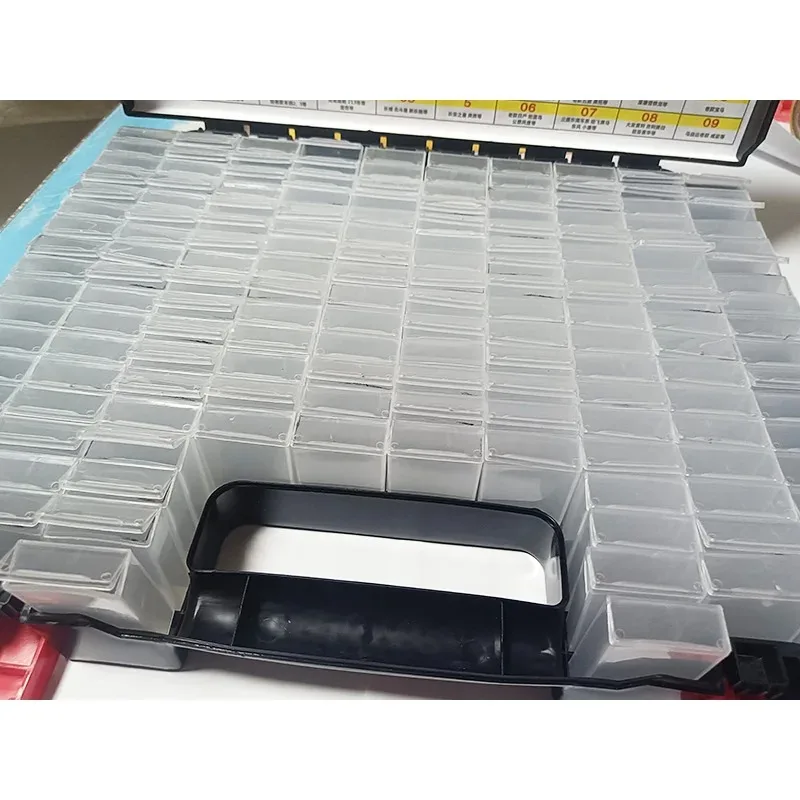 Folding Key Blade Blank Empty Plastic Case Box 186pcs Model Small Box Locksmith Tools