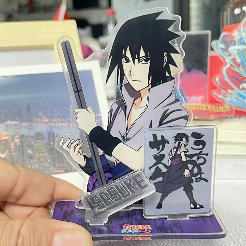 ناروتو محلية الصنع زخرفة اوزوماكي ناروتو اوتشيها ساسوكي أنيمي الطرفية الكرتون اللوحة الإبداعية شخصية الديكور هدية #2