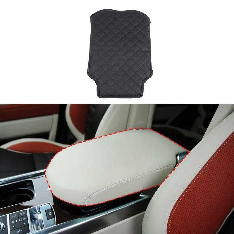 

Leather Center Console Armrest Cover for 2011–2017 Land Rover Range Rover Sport Interior Accessories