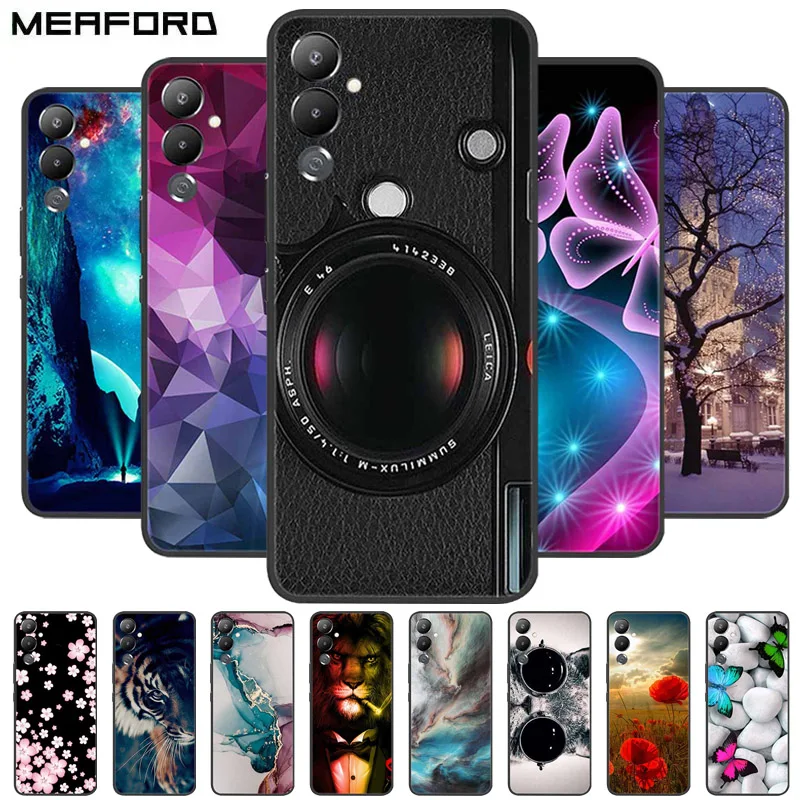 

For Tecno Pova 4 Pro Case 4Pro Shockproof Marble Silicone Soft Cute Phone Cover for Tecno Pova4 Pro / Pova 4 Cover Coque Fundas