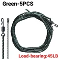 5PCS Green 45lb