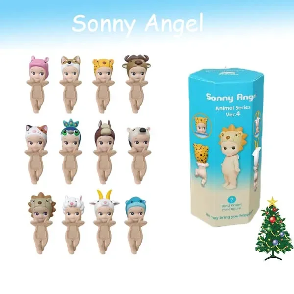 Blind Box Liggend Hippers Sonny Angel Actiefiguren Leuke Kawaii Mysterieuze Verrassing Speelgoed Anime Model Pop Kinderen Kerstmis