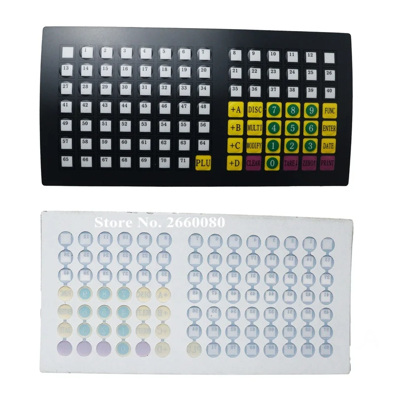 Beand New Keyboard Film Keypad Sheet for Dahua TM-15A Label Scale