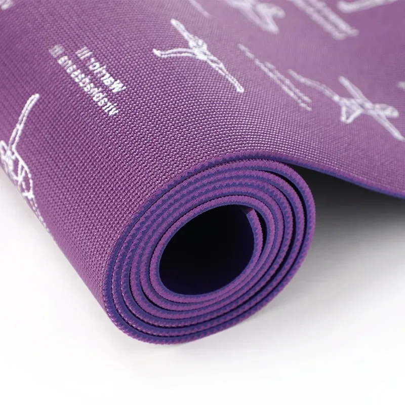 PVC Men's Fitness Mat Non-slip Sports Fitness Mat Yoga and Pilates Gymnastics Mat