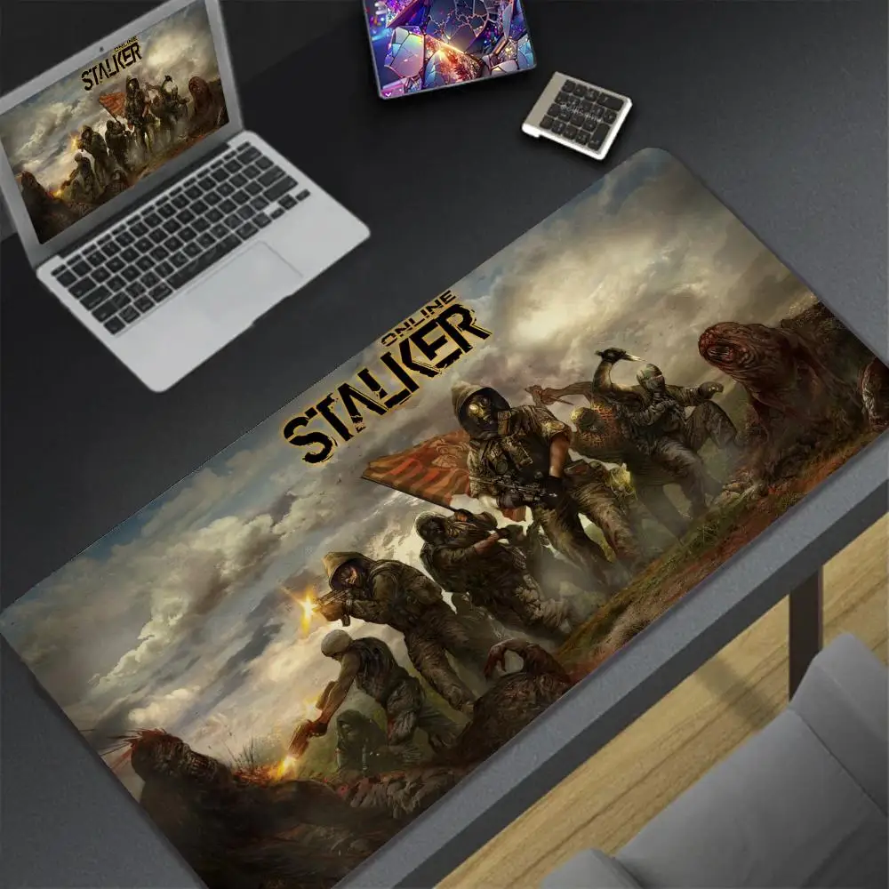 Stalker 2 Mouse Pad computer mat Holiday gifts Non-Slip Rubber Cool Edge locking Gamer keyboard Gaming mats Mousemat