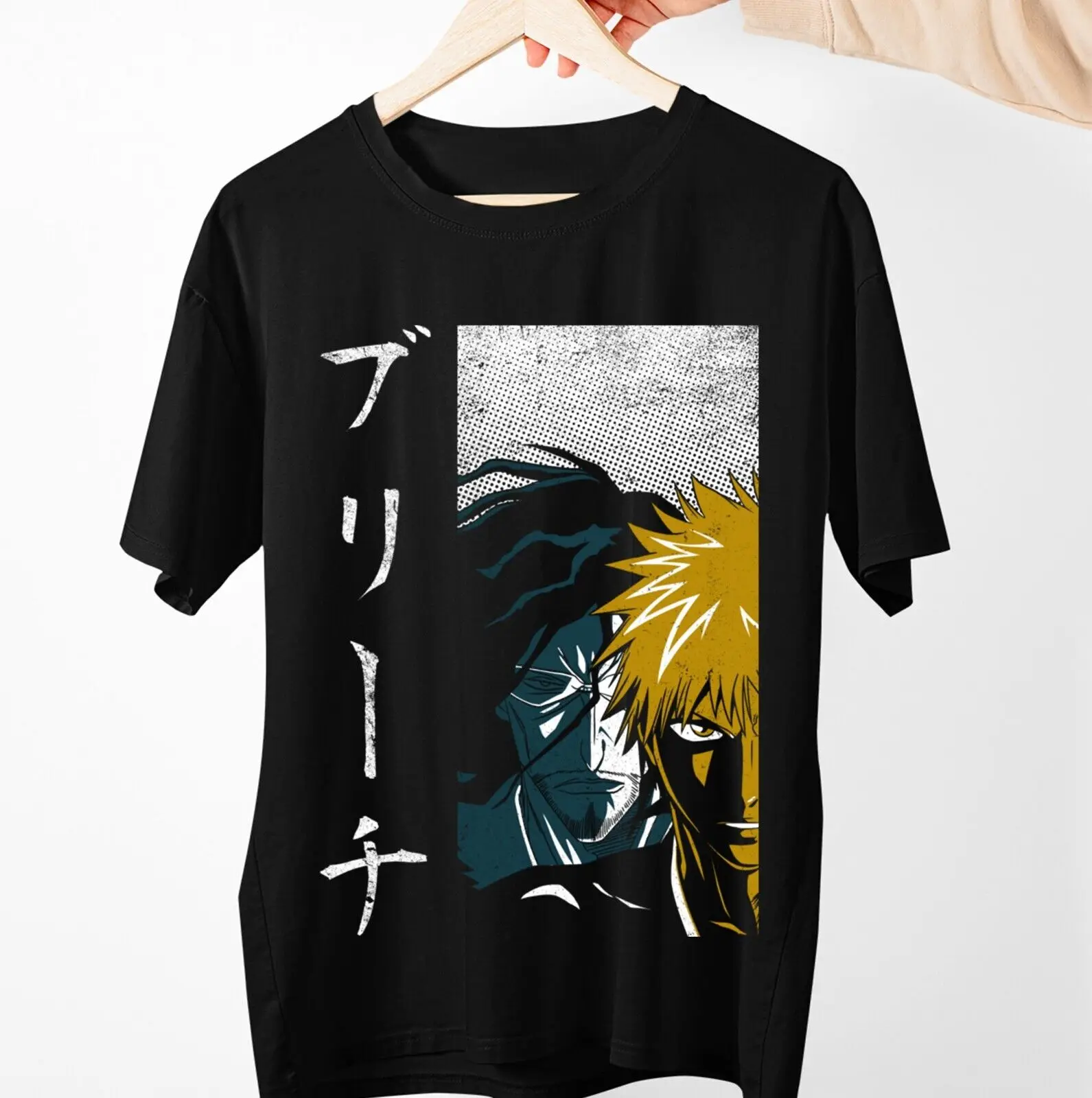 ichigo kurosaki bleach New T-shirt shinigami bleach anime manga graphic tee