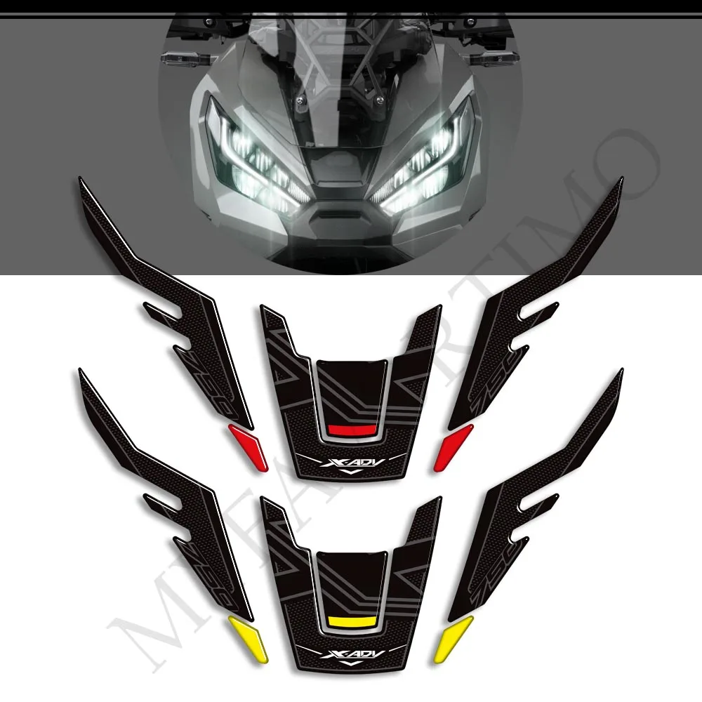 

For Honda X-ADV 750 X ADV 750 2021 - 2024 XADV 750 Motorcycle Body Fairing Protector Tank Knee Pad Stickers Decals