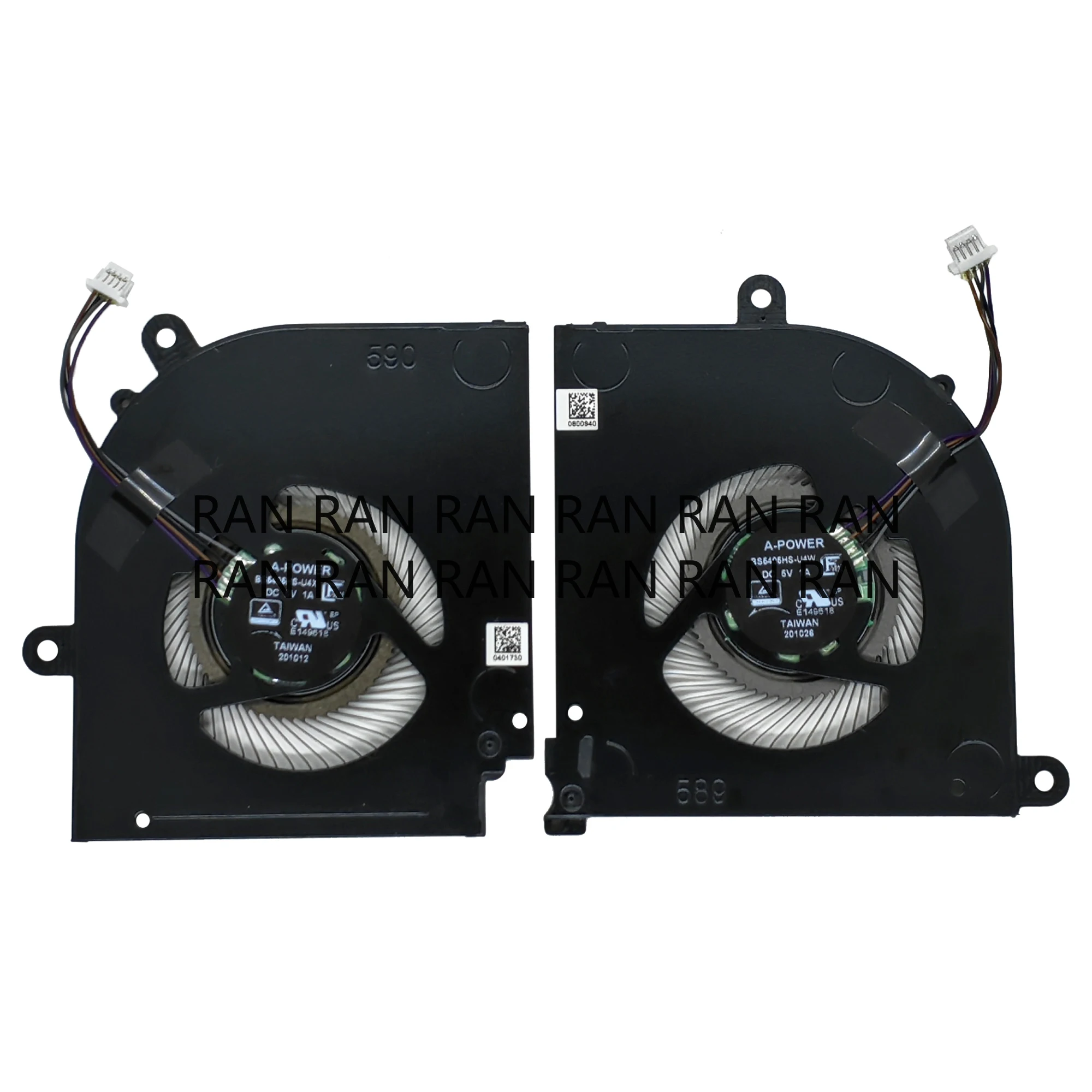 

Replacement New Compatible CPU+GPU Cooling Fan for MSI stealth 15M MS-1562 MS-1563 BS5405HS-U4W BS5405HS-U4X DC5V 1A